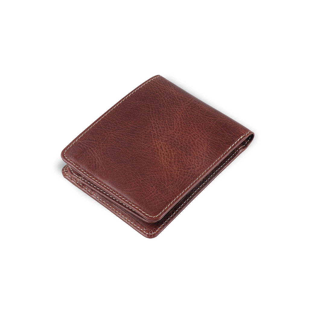 Otto Angelino Top Grain Leather Ultra Slim Bifold Card and Cash Wallet –  MegaGear Store