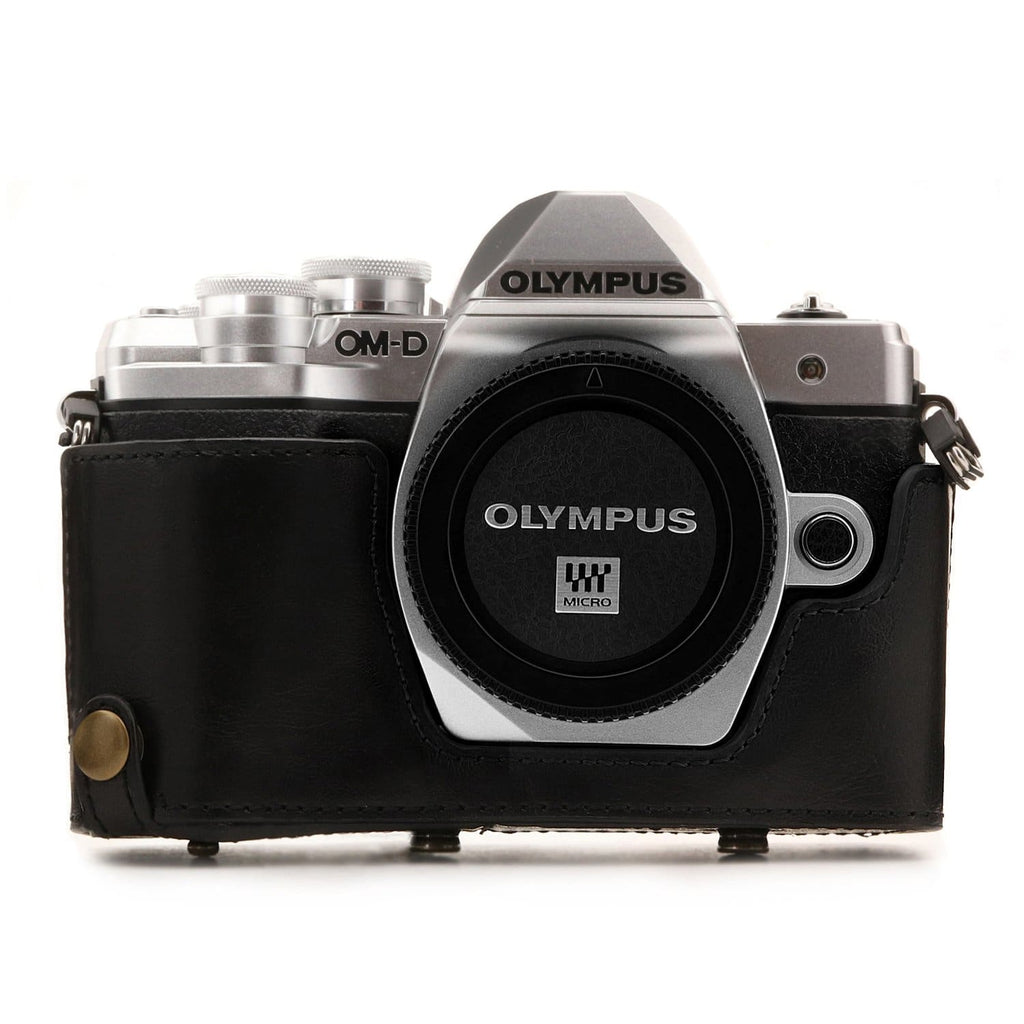 MegaGear Olympus OM-D E-M10 Mark IIIs, OM-D E-M10 Mark III (14-42mm) Ever  Ready Leather Camera Case and Strap
