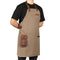 Otto Angelino Personalized Canvas Cooking Apron, Working Apron with Customization, Workshop Apron with Pockets, Woodworking Apron with Tool Pockets