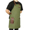 Otto Angelino Personalized Canvas Cooking Apron, Working Apron with Customization, Workshop Apron with Pockets, Woodworking Apron with Tool Pockets