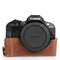 MegaGear Canon EOS R100 Ever Ready Genuine Leather Camera Half Case