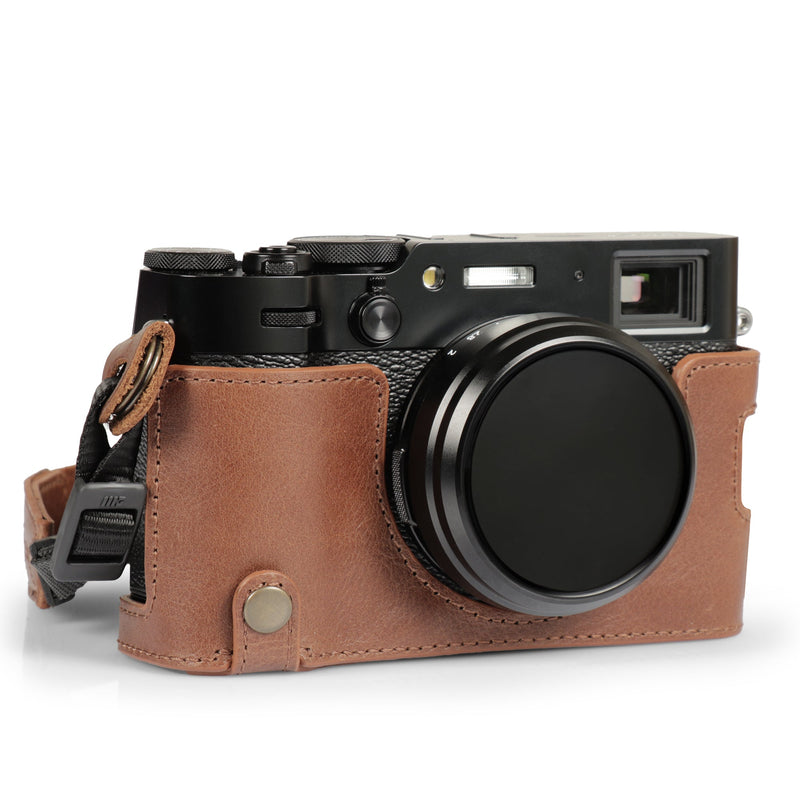 MegaGear Fujifilm X100VI Ever Ready Genuine Leather Half Camera Case