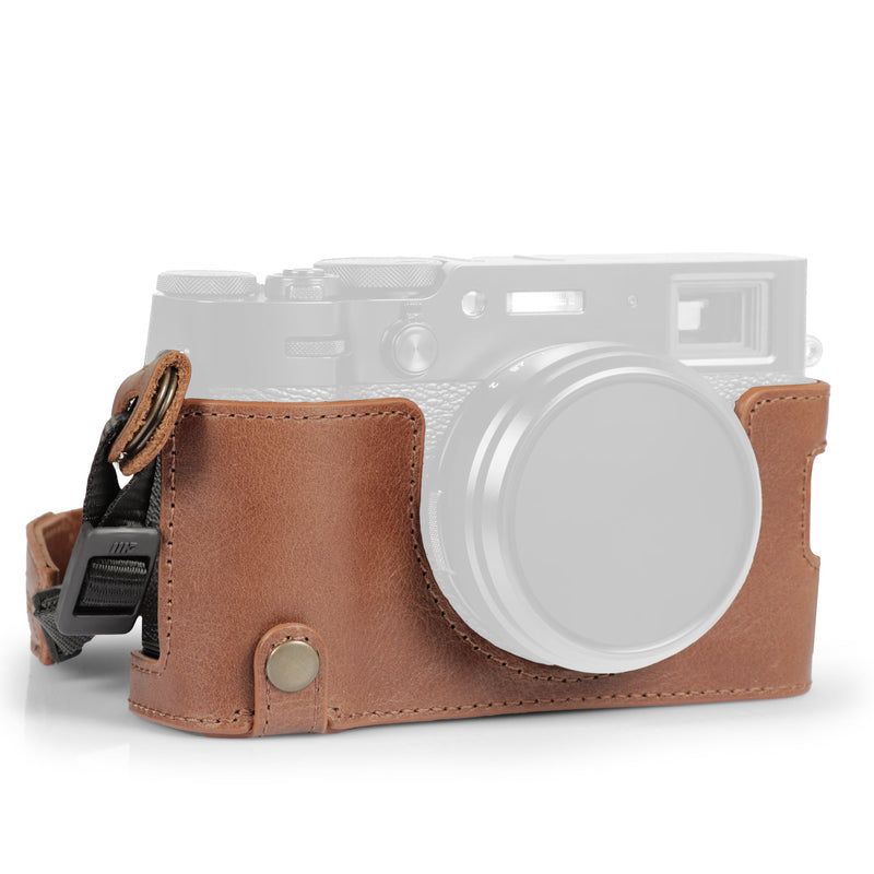 MegaGear Fujifilm X100VI Ever Ready Genuine Leather Half Camera Case