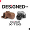 MegaGear Fujifilm X-T50 (16-50mm & 18-55mm) Genuine Leather Camera Case - Stylish and Protective