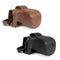 MegaGear Fujifilm X-T50 (16-50mm & 18-55mm) Genuine Leather Camera Case - Stylish and Protective