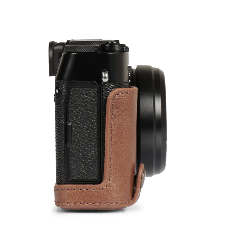 MegaGear Fujifilm X100VI Ever Ready Genuine Leather Camera Case - Stylish and Protective