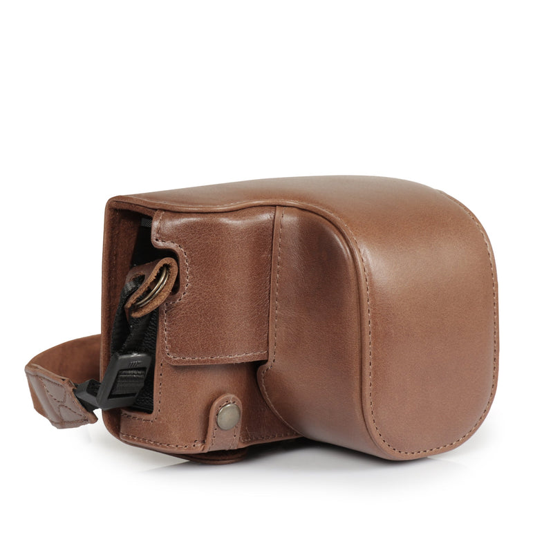 MegaGear Fujifilm X100VI Ever Ready Genuine Leather Camera Case - Stylish and Protective