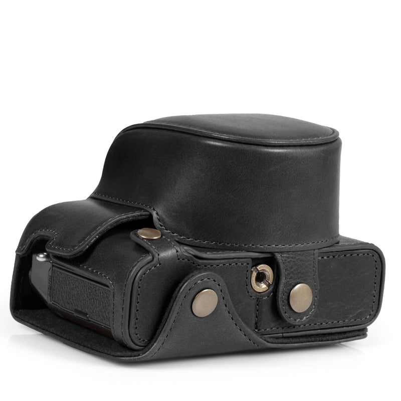 MegaGear Fujifilm X100VI Ever Ready Genuine Leather Camera Case - Stylish and Protective