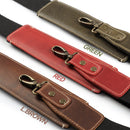 MegaGear Canvas & Genuine Leather Adjustable Shoulder or Neck Strap with Pad