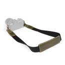 MegaGear Canvas & Genuine Leather Adjustable Shoulder or Neck Strap with Pad