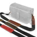 MegaGear Canvas & Genuine Leather Adjustable Shoulder or Neck Strap with Pad