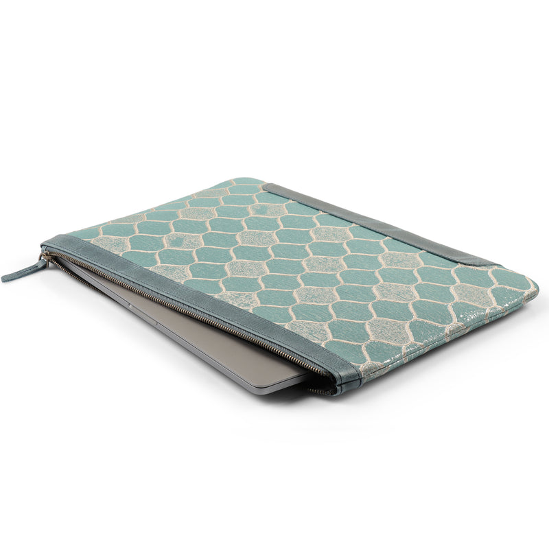 Londo Personalized Top Grain Leather Laptop Bag Sleeve for MacBook Pro & Air - 16'', 14'', 13.3'', M1 Pro Max, M2, M3 - Designer Case