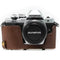 MegaGear Olympus OM-D E-M10 Mark II, E-M10 (14-42mm) Ever Ready Leather Camera Case and Strap