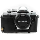 MegaGear Olympus OM-D E-M10 Mark II, E-M10 (14-42mm) Ever Ready Leather Camera Case and Strap