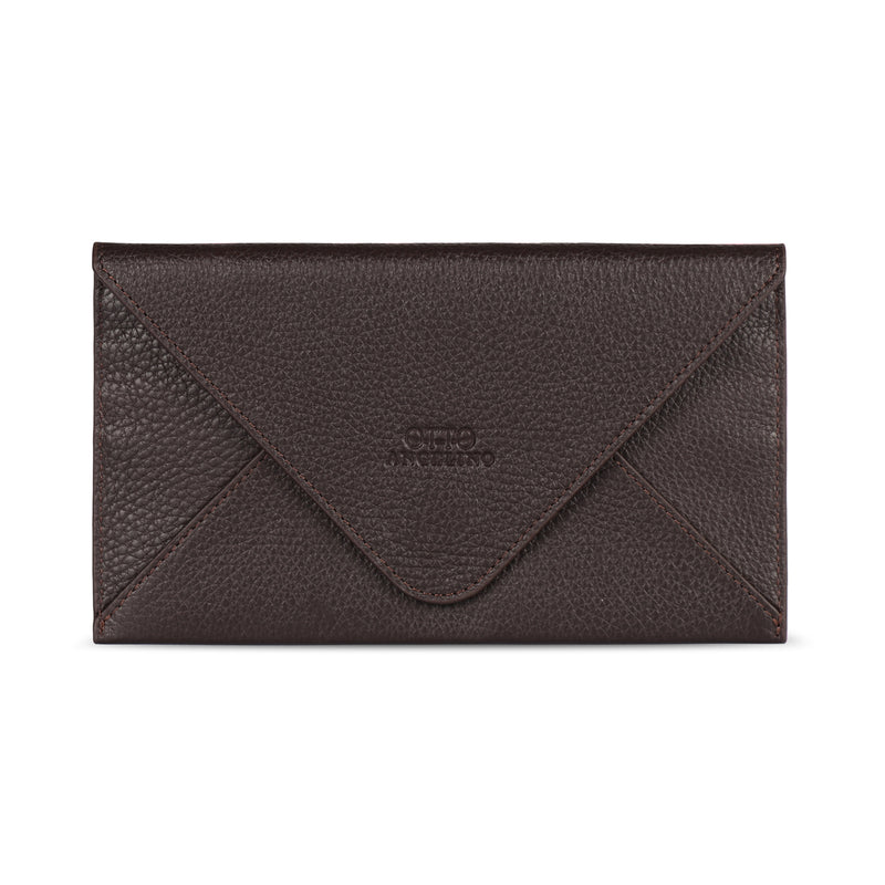 Otto Angelino Top Grain Leather Wallet, Multiple Slots Money, ID, Cards, Smartphone, RFID Blocking, Unisex