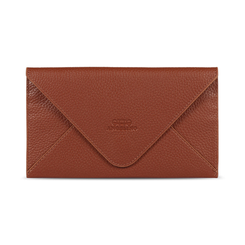 Otto Angelino Top Grain Leather Wallet, Multiple Slots Money, ID, Cards, Smartphone, RFID Blocking, Unisex