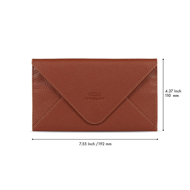 Otto Angelino Top Grain Leather Wallet, Multiple Slots Money, ID, Cards, Smartphone, RFID Blocking, Unisex