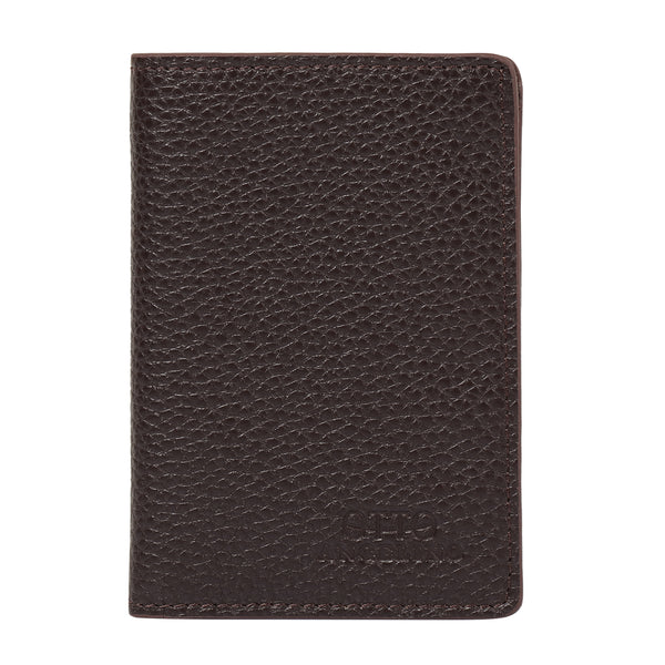 Otto Angelino Bifold Leather Wallet, Passport Style, ID, Bank Cards, Cash, RFID Blocking