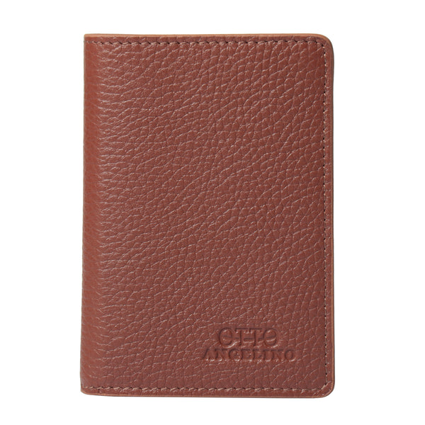 Otto Angelino Bifold Leather Wallet, Passport Style, ID, Bank Cards, Cash, RFID Blocking