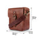 MegaGear Torres Mini Top Grain Leather Camera Messenger Bag for Mirrorless, Instant and DSLR Cameras