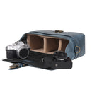 MegaGear Torres Top Grain Leather Camera Messenger Bag for Mirrorless, Instant and DSLR Cameras