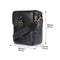 MegaGear Torres Mini Top Grain Leather Camera Messenger Bag for Mirrorless, Instant and DSLR Cameras