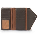 Otto Angelino Top Grain Leather Envelope Wallet with Phone Compatible Slots, RFID Blocking -Unisex