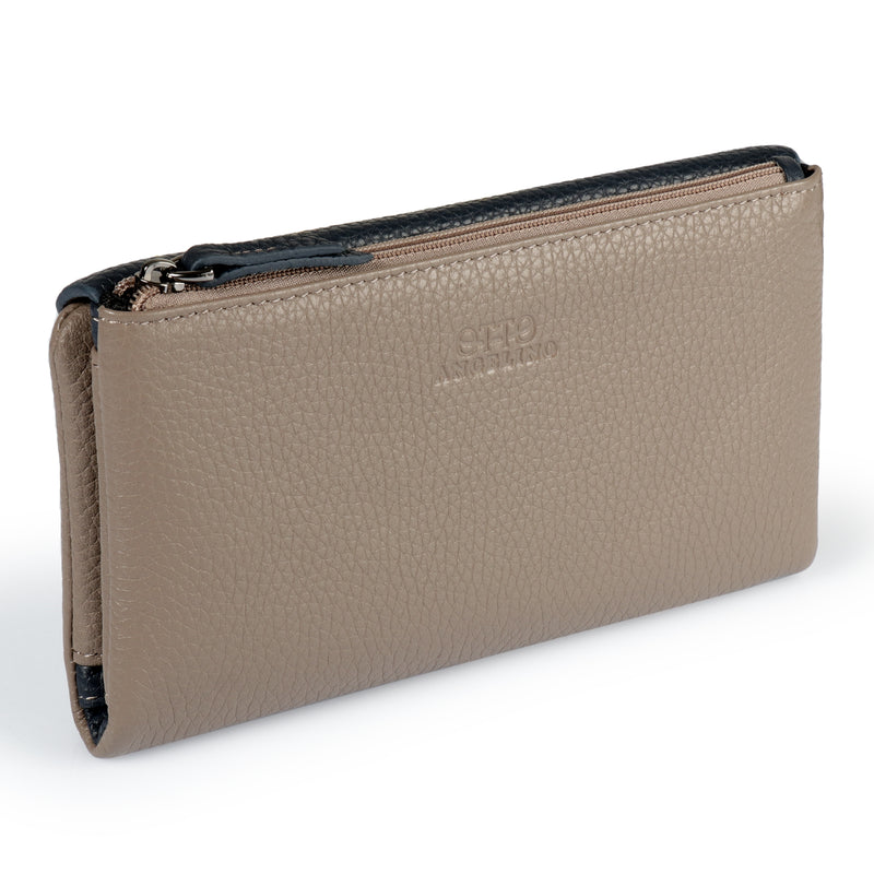 Otto Angelino Top Grain Leather Envelope Wallet with Phone Compatible ...