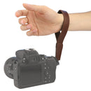 MegaGear Leather Wrist Strap for Canon, Nikon, Panasonic, Leica, Sony, Fujifilm, Olympus Digital Cameras