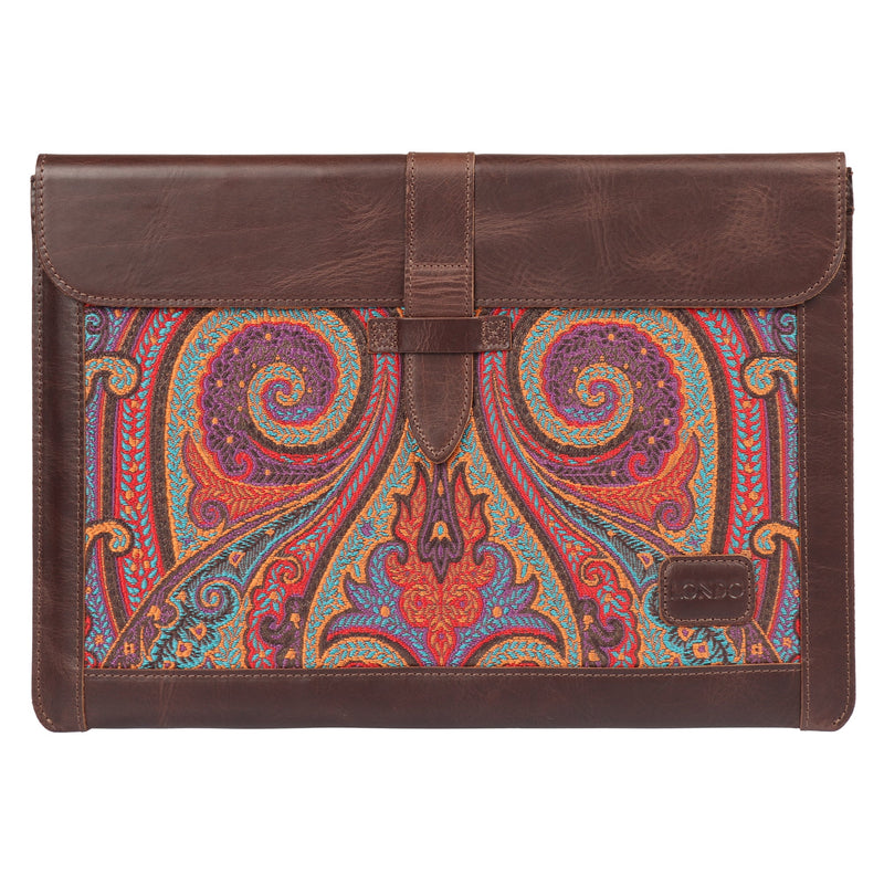 Londo Top Grain Leather Sleeve, Bohemian Bag for MacBook Pro, MacBook Air and iPad Case