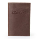 Otto Angelino Slim Passport Wallet with RFID Blocking, Leather Passport and Card Holder, Unisex Design Travel Wallets