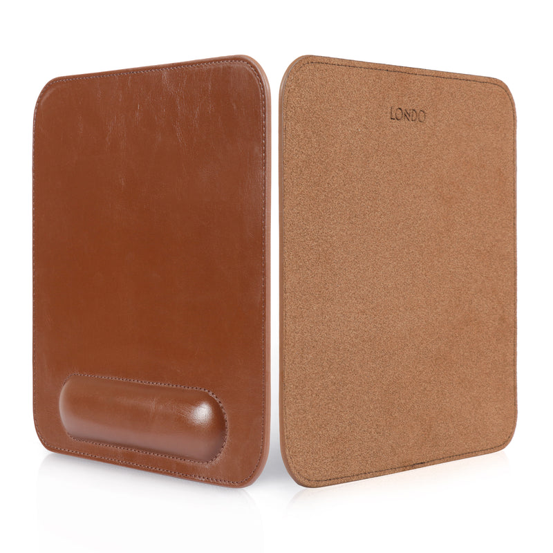 Londo Leather Mouse Pad with Wrist Rest