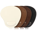 Londo Leather Oval Mouse Pad with Wrist Rest