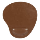 Londo Leather Oval Mouse Pad with Wrist Rest