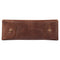 Londo Top Grain Leather Pen Case with Metal Snap Fastener, Pencil Pouch Stationery Bag