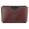 Otto Angelino Top Grain Leather Credit and Business Card Case with Snap Fastener Closure, Unisex