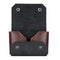 Otto Angelino Top Grain Leather Credit and Business Card Case with Snap Fastener Closure, Unisex