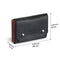 Otto Angelino Top Grain Leather Credit and Business Card Case with Snap Fastener Closure, Unisex