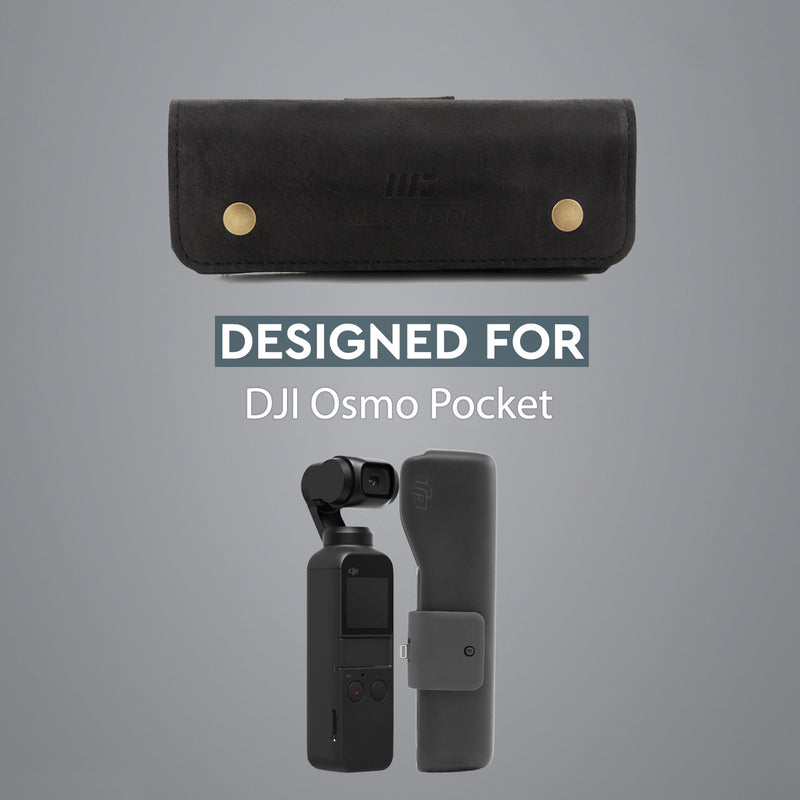 MegaGear DJI Osmo Pocket Top Grain Leather Camera Case