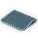 Otto Angelino Top Grain Leather Ultra Slim Bifold Card and Cash Wallet, Unisex