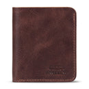 Otto Angelino Top Grain Leather Ultra Slim Bifold Card and Cash Wallet, Unisex