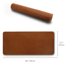 Londo Leather Extended Mouse Pad, Leather Office Desk Mat, Desk Pad Protector