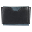 Otto Angelino Top Grain Leather Credit and Business Card Case with Snap Fastener Closure, Unisex