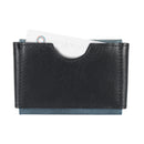 Otto Angelino Top Grain Leather Credit and Business Card Case with Snap Fastener Closure, Unisex