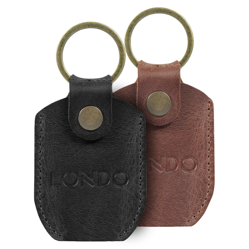 Londo Top Grain Leather Case with Keyring for Trezor One Bitcoin Wallet Unisex