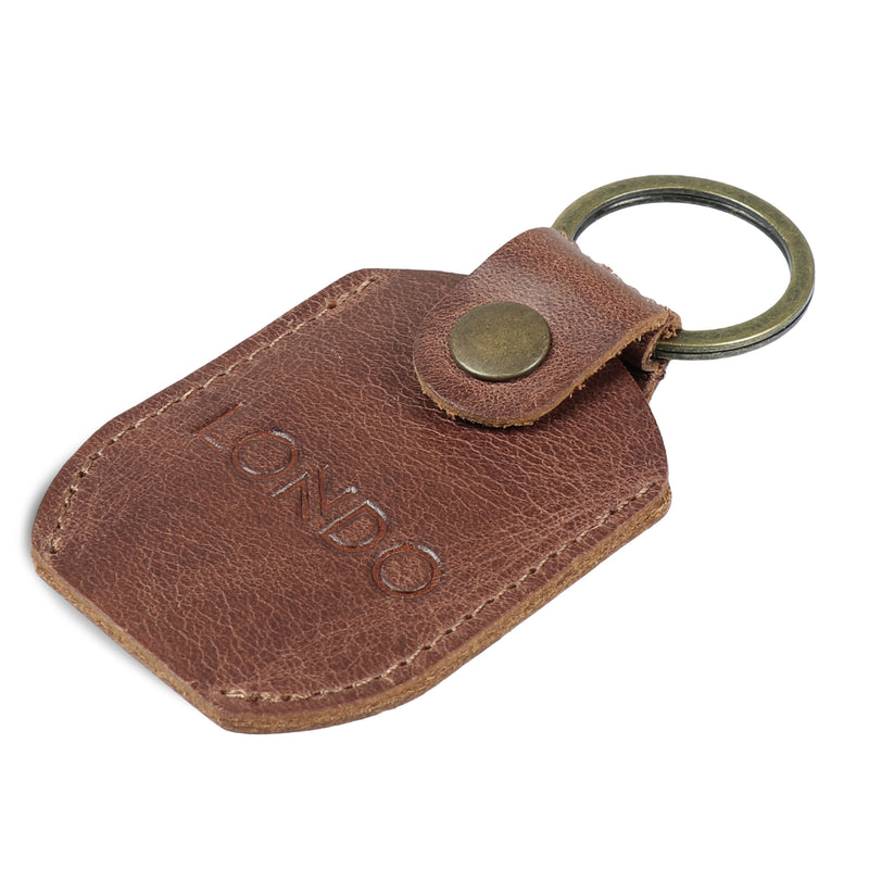 Londo Top Grain Leather Case with Keyring for Trezor One Bitcoin Wallet Unisex