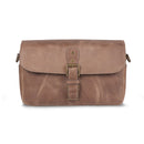 MegaGear Torres Top Grain Leather Camera Messenger Bag for Mirrorless, Instant and DSLR Cameras