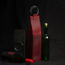 Londo Top Grain Leather Wine Bottle Holder and Carrier