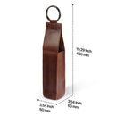 Londo Top Grain Leather Wine Bottle Holder and Carrier