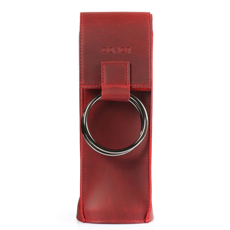 Londo Top Grain Leather Wine Bottle Holder and Carrier